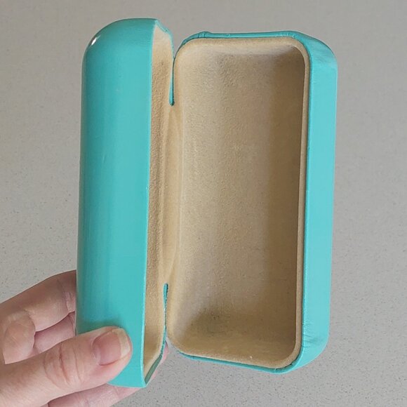 Tiffany & Co. Light Turquoise Blue Hard Clamshell Glasses Case (CASE ONLY) - Picture 10 of 16
